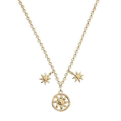 Collier Femme Court Les Georgettes Hélios Laiton Dorée 1868-500-0TU