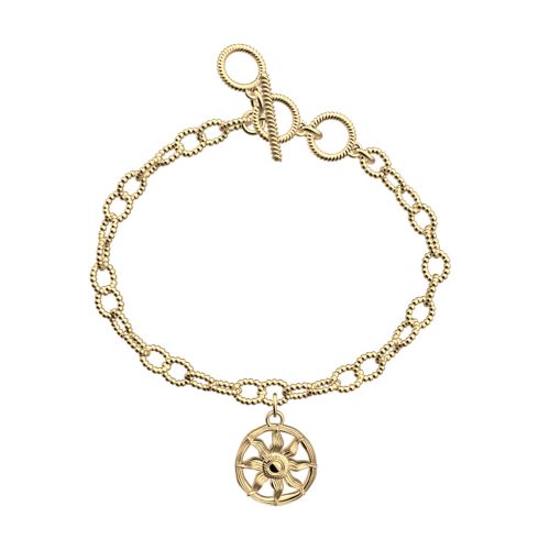 Bracelet Femme Chaîne Les Georgettes Hélios Laiton Dorée 1869-500-0TU
