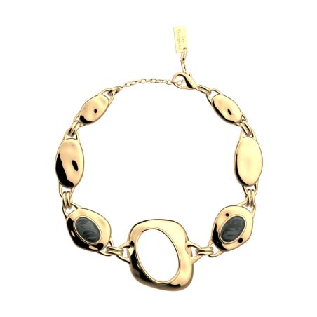 Bracelet femme chaîne les georgettes miranda laiton dorée 1884-509-0tu – bracelets chaînes