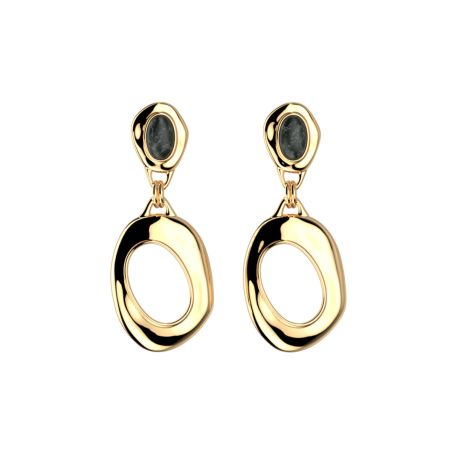 Boucles d'oreilles femme pendantes les georgettes miranda laiton dorée 1885-509-0tu – pendantes