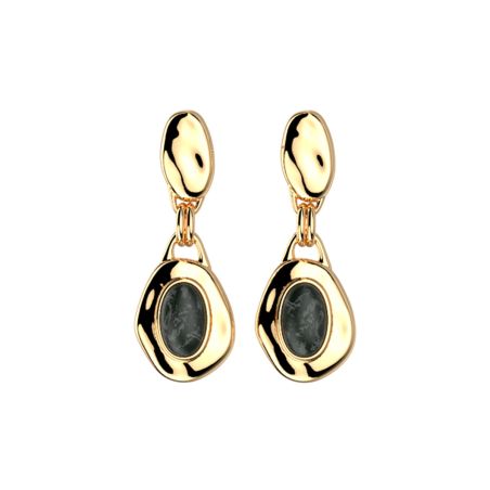 Boucles d'oreilles femme pendantes les georgettes miranda laiton dorée 1886-509-0tu – boucles d'oreilles fantaisies