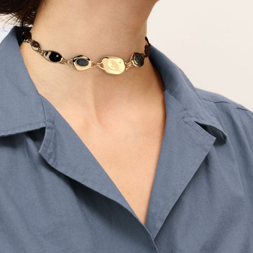 Collier Femme Court Les Georgettes Miranda Laiton Dorée 1887-509-0TU