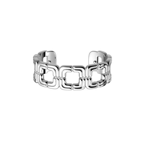 Bracelet Femme Manchette Les Georgettes Allure Laiton Argentée 1894-208-00M