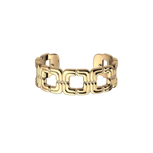 Bracelet Femme Manchette Les Georgettes Allure Laiton Dorée 1894-508-00M