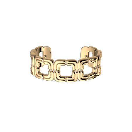 Bracelet femme manchette les georgettes allure laiton dorée 1894-508-00m – manchettes