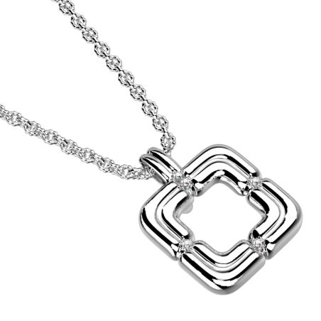 Collier femme moyen les georgettes allure laiton argentée 1896-208-0tu – colliers tendances