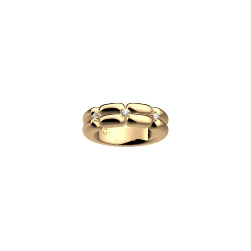 Bague Femme Fine Les Georgettes Allure Laiton Dorée 1898-508-054