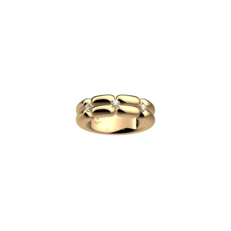 Bague femme fine les georgettes allure laiton dorée 1898-508-054 – bagues laiton