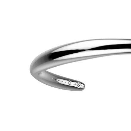 Bracelet femme jonc les georgettes runway laiton argentée 1899-200-00m – bracelets personnalisables