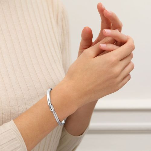 Bracelet Femme Jonc Les Georgettes Andy Laiton Argentée 1907-200-00M