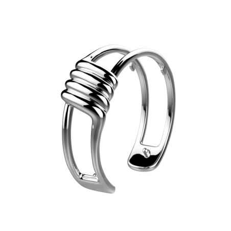 Bracelet femme manchette les georgettes andy laiton argentée 1910-200-00m – manchettes