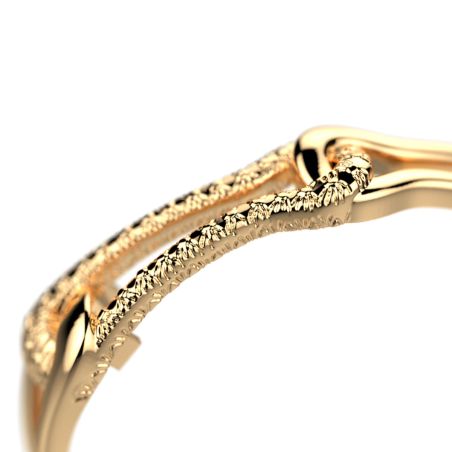 Bracelet femme manchette les georgettes afterwork laiton dorée 1936-500-00m – manchettes