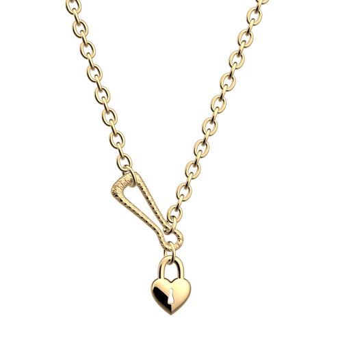 Collier Femme Moyen Les Georgettes Afterwork Laiton Dorée 1937-500-0TU