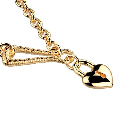 Collier femme moyen les georgettes afterwork laiton dorée 1937-500-0tu – collier femme fantaisie