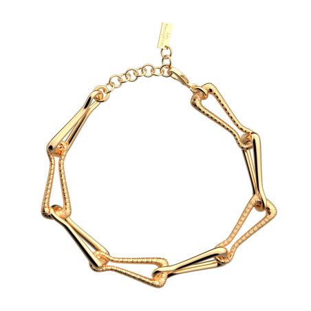 Bracelet femme chaîne les georgettes afterwork laiton dorée 1938-500-0tu – bracelets chaînes