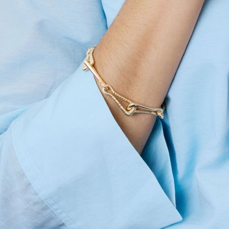 Bracelet femme chaîne les georgettes afterwork laiton dorée 1938-500-0tu – bracelets chaînes