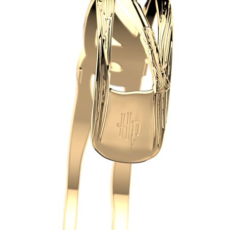 Bracelet femme manchette les georgettes présage laiton dorée 1960-500-00m – manchettes