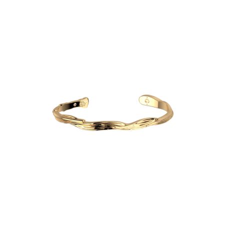 Bracelet femme jonc les georgettes présage laiton dorée 1961-500-00m – joncs