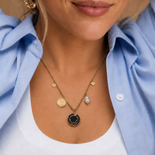 Collier Femme Moyen Les Georgettes Enchantement Laiton Dorée 1963-508-0TU