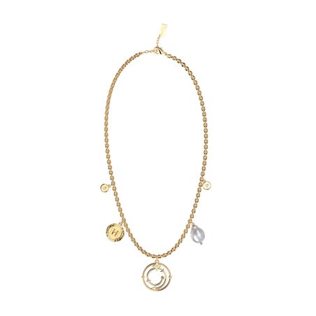 Collier femme moyen les georgettes enchantement laiton dorée 1963-508-0tu – colliers laiton