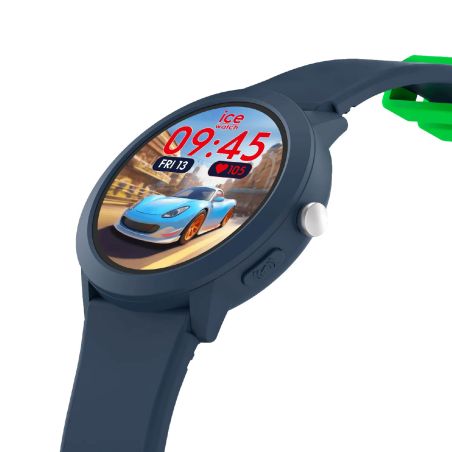 Montre enfant connectée ice watch ice smart rd 3.0 ronde find my silicone bleu 025441 – montres connectées