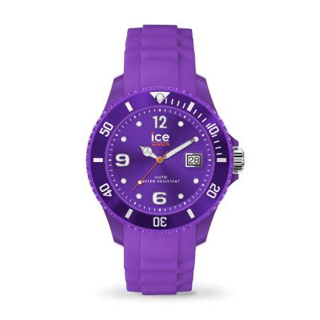 Montre unisexe quartz ice watch ice forever silicone mauve 026267 – montres tendances