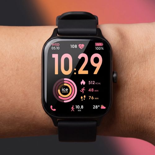 Montre Unisexe Connectée Ice Watch ICE fit RT 3.0 Silicone Noir 025277