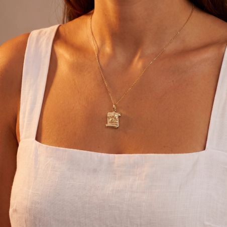 Pendentif EDORA COLLECTION ESSENTIAL ANGE PARCHEMIN Or Jaune 375/1000