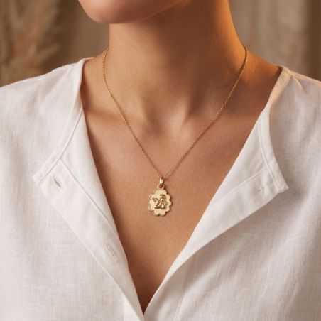 Pendentif EDORA COLLECTION ESSENTIAL ANGE Or Jaune 375/1000