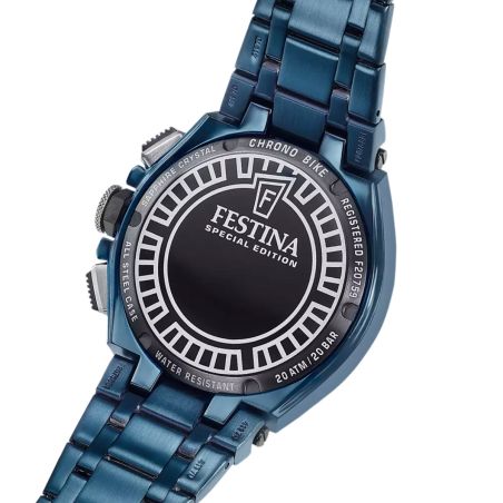 Montre homme chronographe festina chrono bike 2026 acier bleu f20757/1 – chronographes