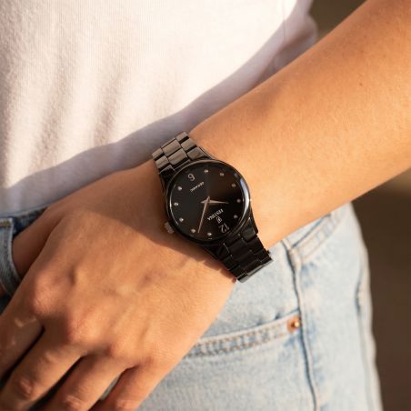 Montre Femme Quartz Festina Ceramic Céramique Noir F20751/7