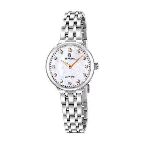 Montre Femme Quartz Festina Mademoiselle Acier Blanc F20744/1
