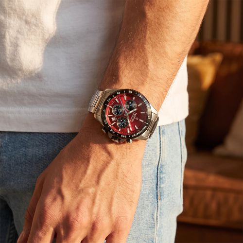 Montre Homme Chronographe Festina Timeless Chronograph Acier Rouge F20560/7
