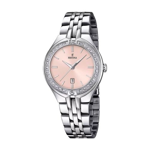 Montre Femme Quartz Festina Mademoiselle Acier Rose F16867/6