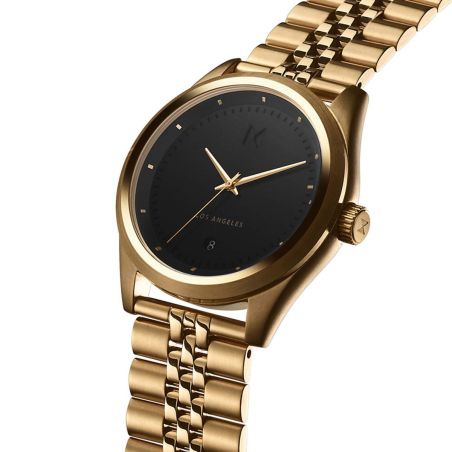 Montre unisexe quartz mvmt rise acier doré d-tc01-bg – analogiques