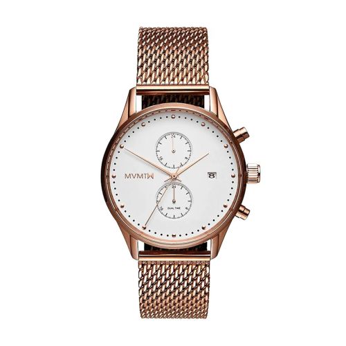 Montre Homme Multifonction MVMT Voyager Acier Doré rose D-MV01-RGM
