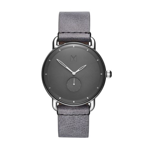 Montre Homme Quartz MVMT Revolver Cuir Gris D-MR01-SGR