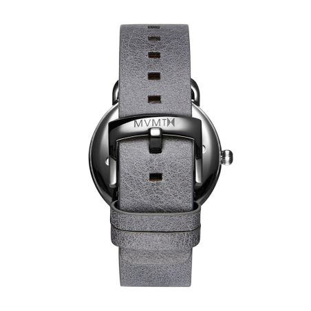 Montre homme quartz mvmt revolver cuir gris d-mr01-sgr – analogiques