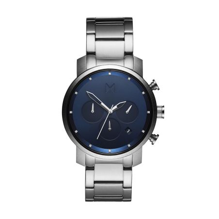 Montre homme chronographe mvmt chrono acier bleu d-mc02-sblu – analogiques