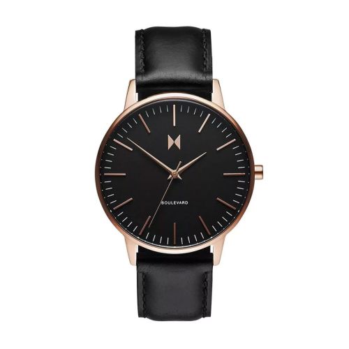 Montre Femme Quartz MVMT Boulevard Cuir Doré rose D-MB01-RGBL