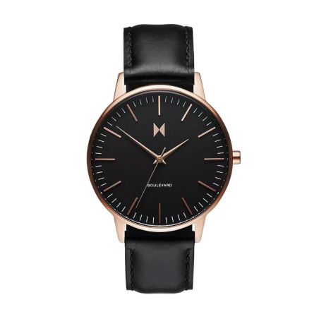 Montre femme quartz mvmt boulevard cuir doré rose d-mb01-rgbl – analogiques