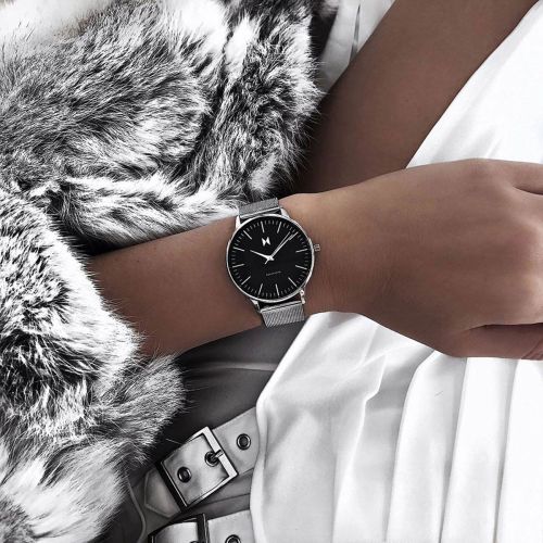 Montre Femme Quartz MVMT Boulevard Acier Argenté D-MB01-BS
