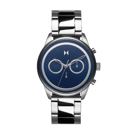 Montre homme chronographe mvmt powerlane acier bleu 28000124-d – analogiques
