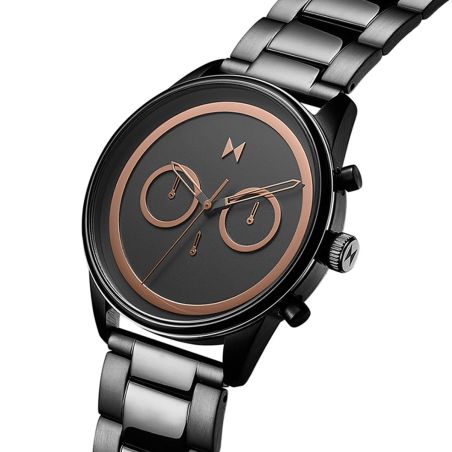 Montre homme chronographe mvmt powerlane acier gris 28000123-d – analogiques