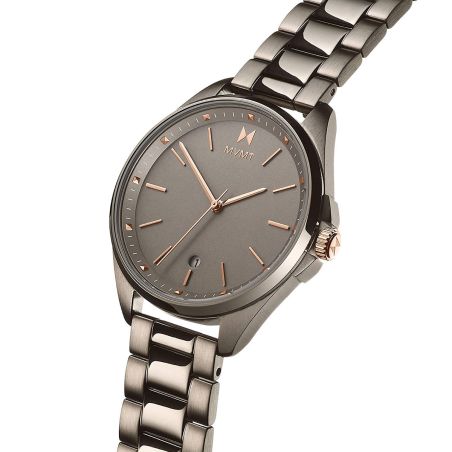 Montre femme quartz mvmt coronada acier gris 28000003-d – analogiques