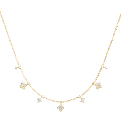 Collier Femme Court Agatha BELOVED Argent Dorée 02690244-137-TU