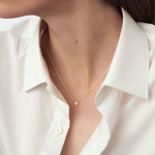 Collier Femme Court Agatha BELOVED Argent Dorée 02690243-137-TU