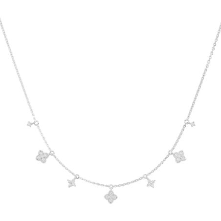 Collier femme court agatha beloved argent argentée 02621094-136-tu – colliers tendances