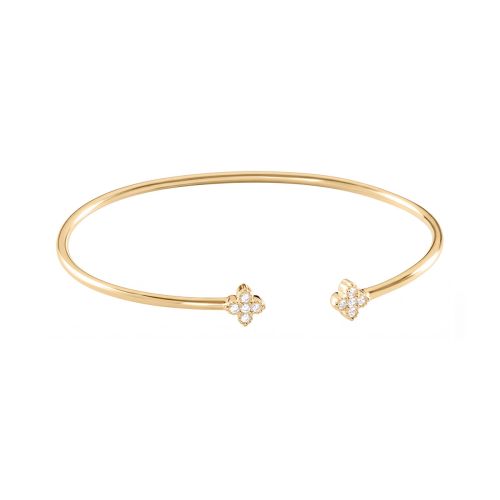 Bracelet Femme Jonc Agatha BELOVED Argent Dorée 02490504-137-TU