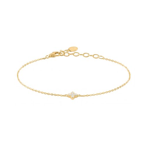 Bracelet Femme Souple Agatha BELOVED Argent Dorée 02490503-137-TU
